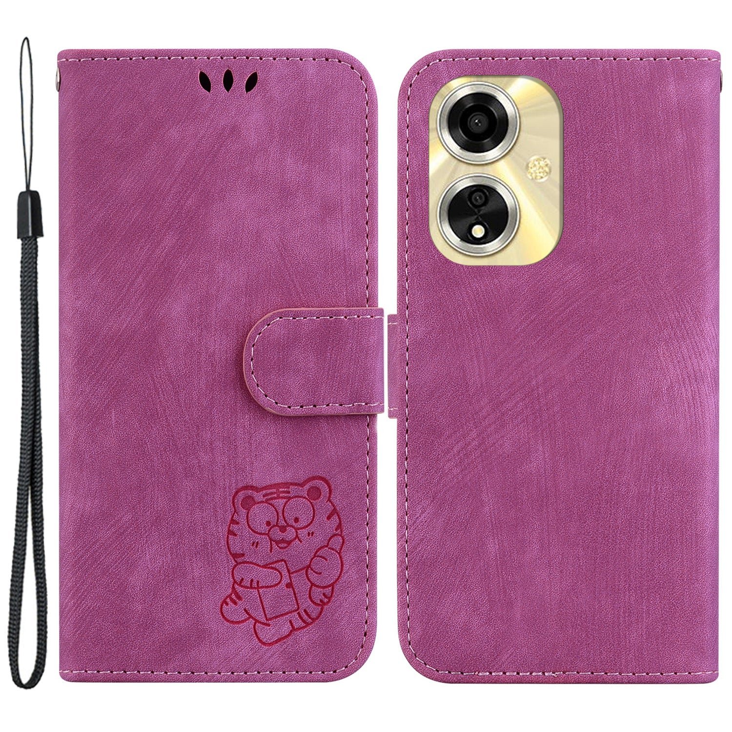 For Oppo A59 5G / A2m 5G Case Cute Tiger PU Leather Wallet Flip Phone Cover For Oppo A59 5G / A2m 5G Case Cute Tiger PU Leather Wallet Flip Phone Cover